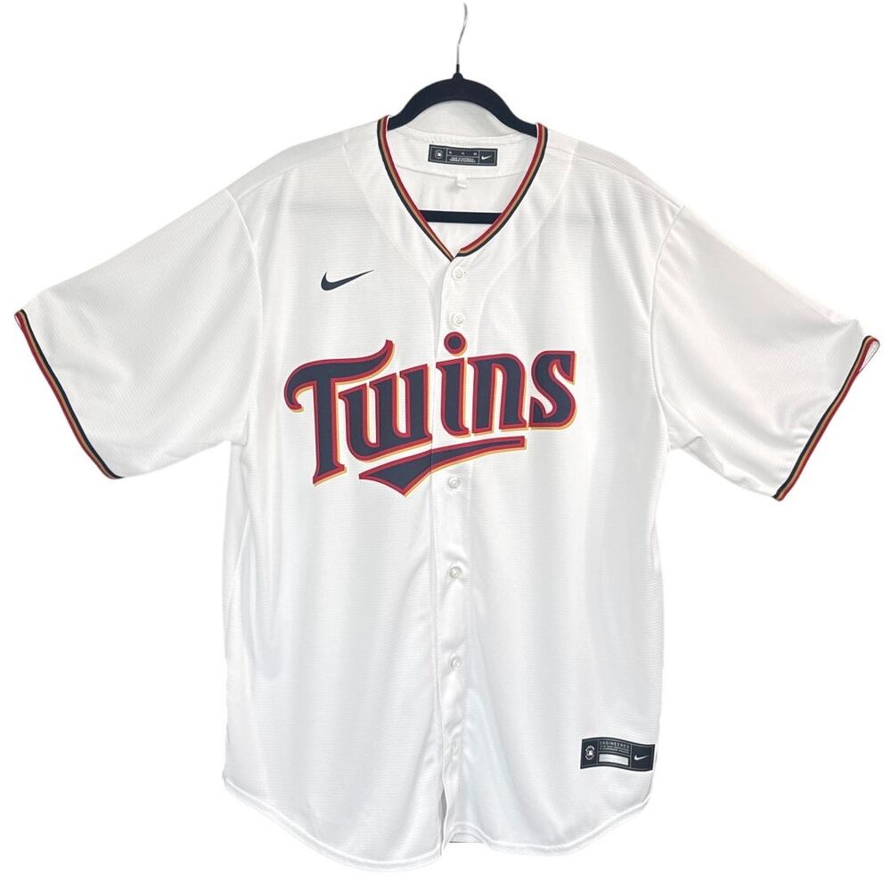 Nike Minnesota Twins Replica Home Baseball Jersey Mens Size XL - Picture 3 of 10